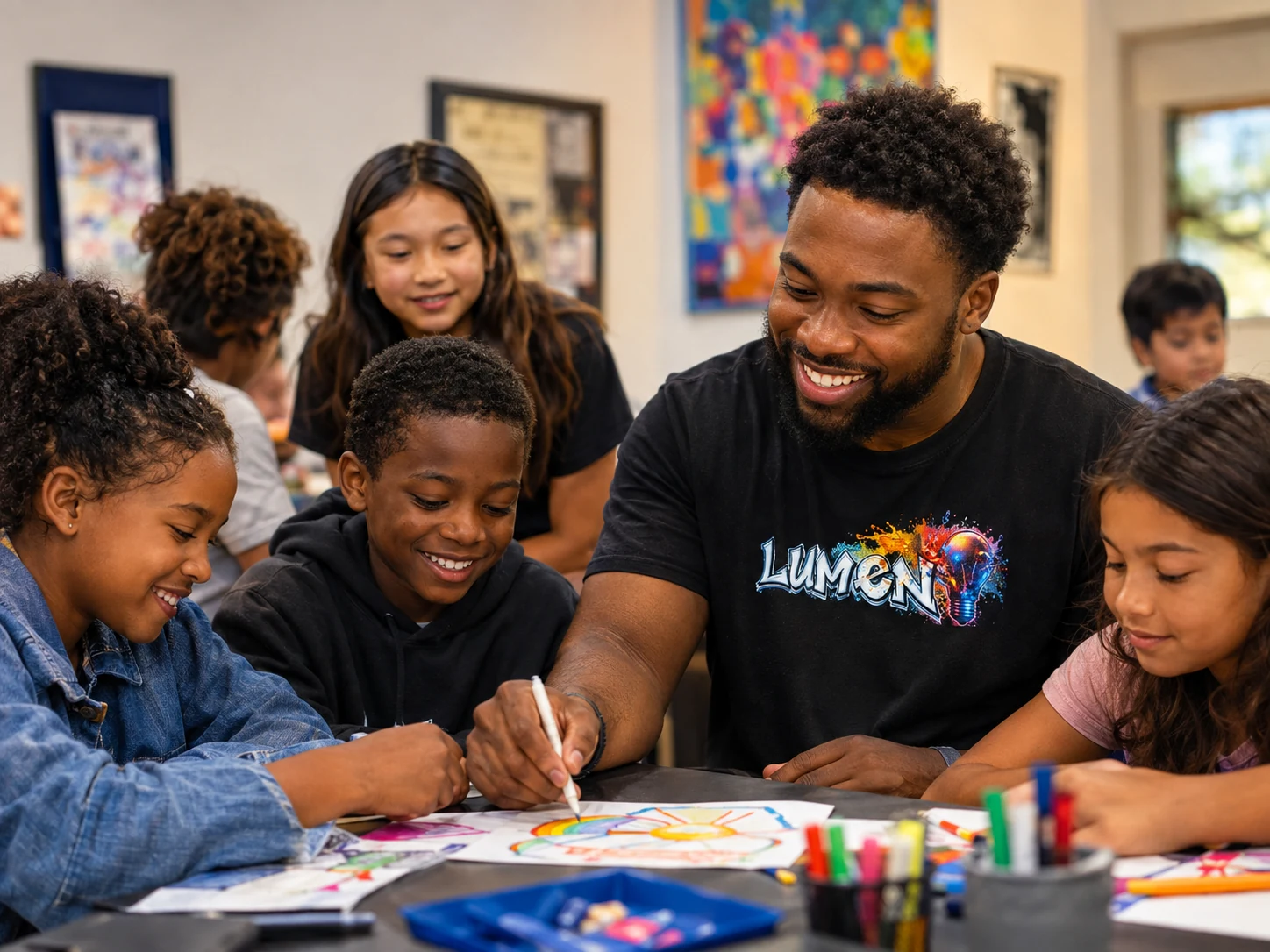 LUMEN community members supporting youth opportunity